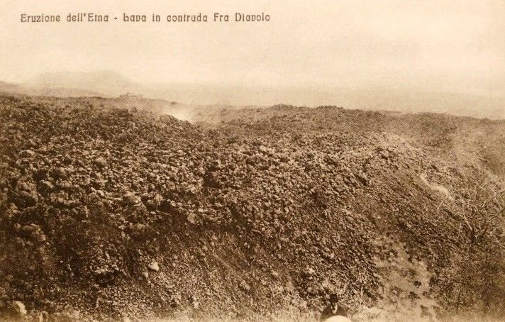 La lava in contrada Fra Diavolo, 1910